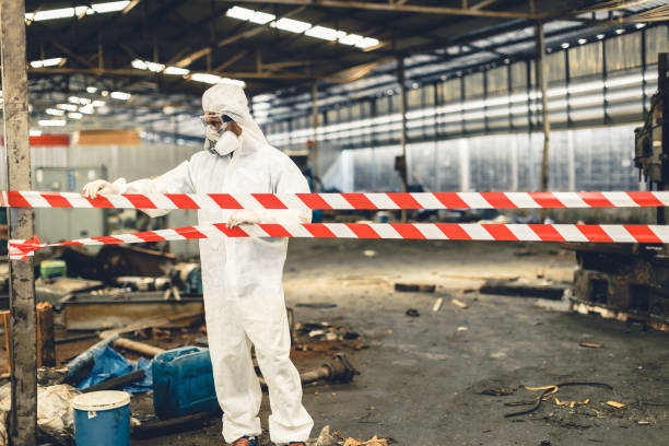 Professional Biohazard technician working in Manasquan, NJ